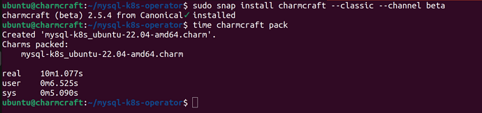 charmcraft pack